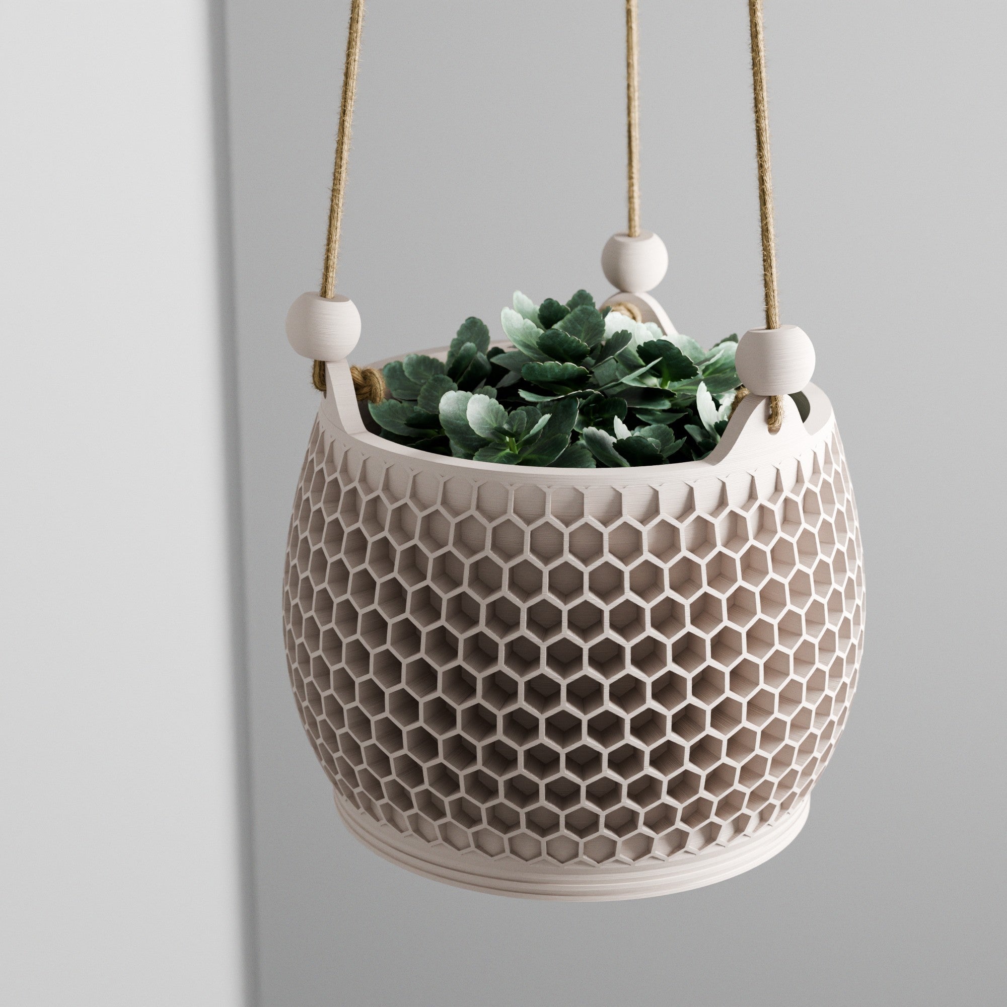 Hanging Honeycomb Planter-8