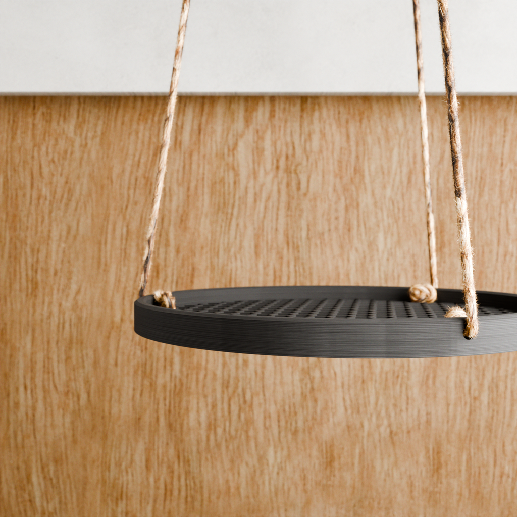 Hanging Plant Pot Tray | Honeycomb-3