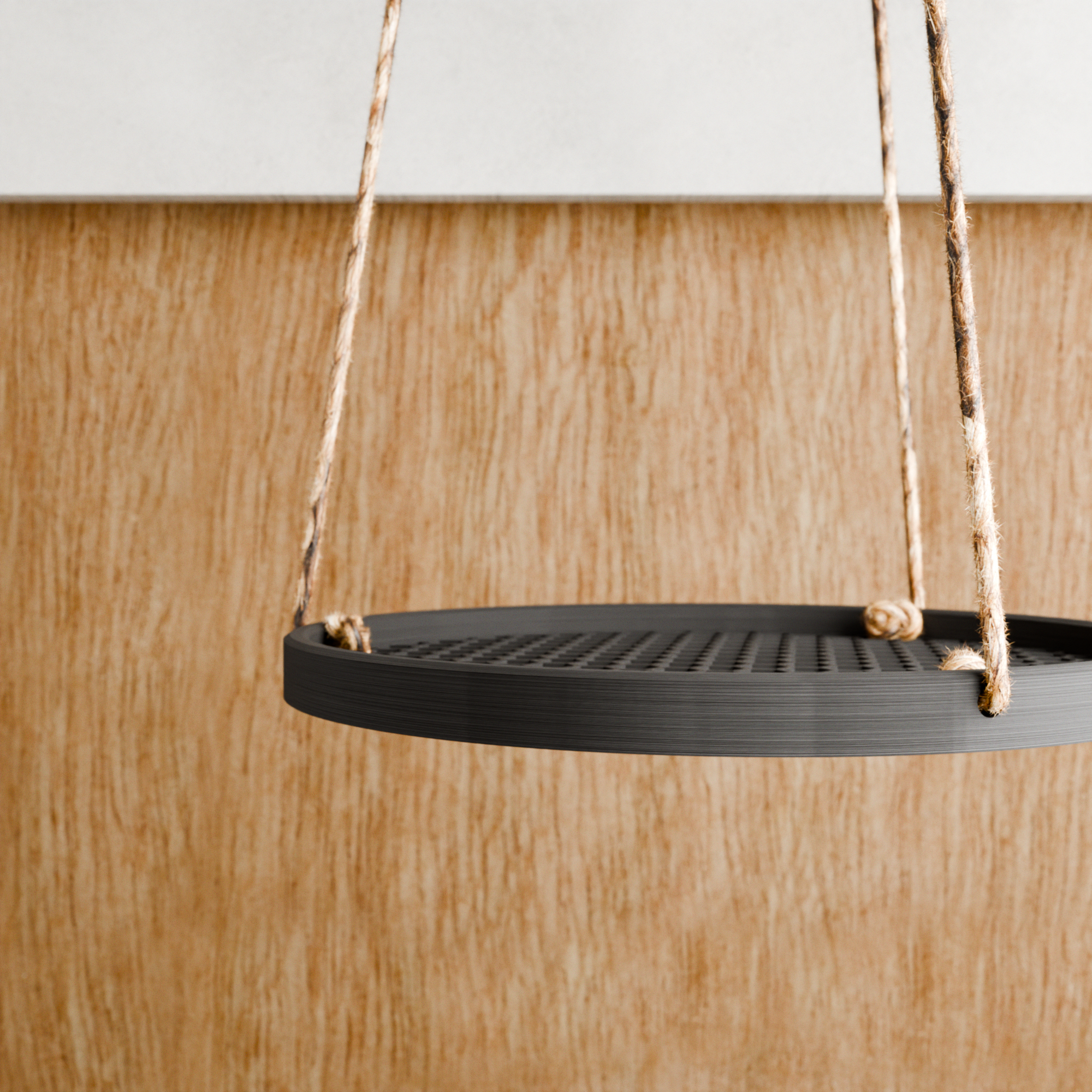 Hanging Plant Pot Tray | Honeycomb-3