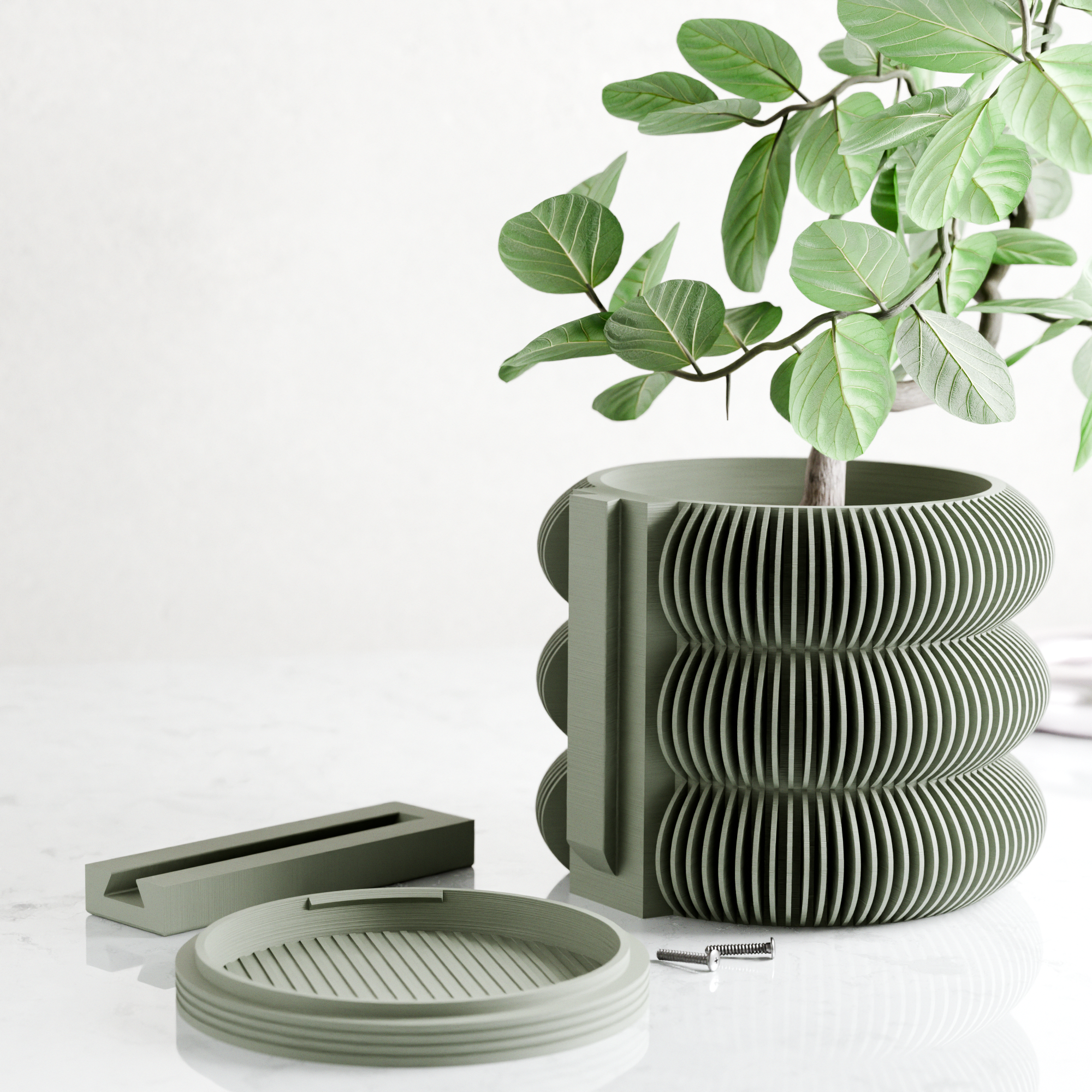 Wall Planter - Triple BUBBLES-9