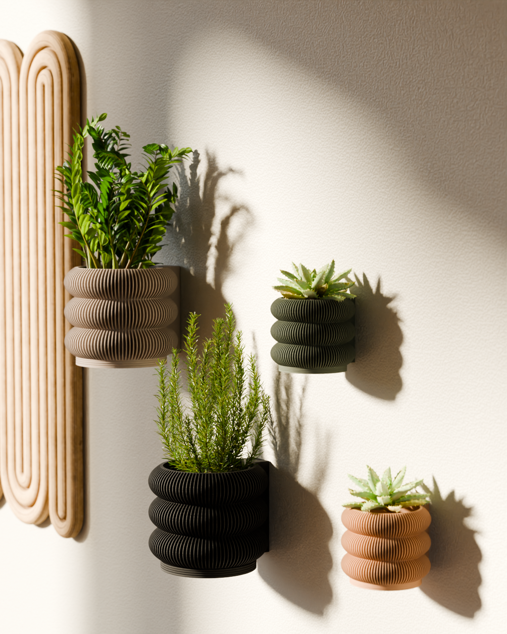Wall Planter - Triple BUBBLES-0
